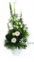 Fleurs | Arrangement Callas blancs CP-535 | Boutique en ligne | Roy et Gigure